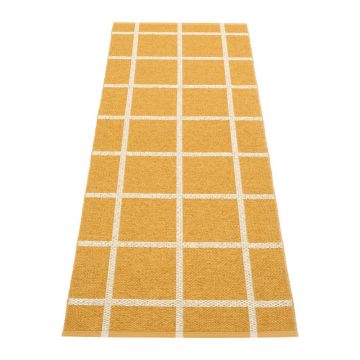Covor tip traversă pentru interior și exterior galben ocru 70x225 cm Ada Ochre – Pappelina