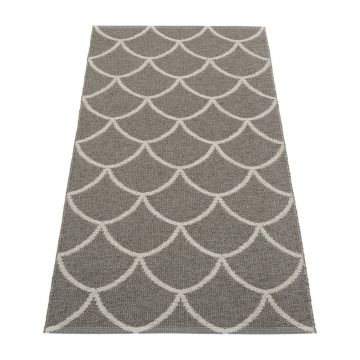 Covor tip traversă pentru interior și exterior gri 70x150 cm Kotte Charcoal – Pappelina