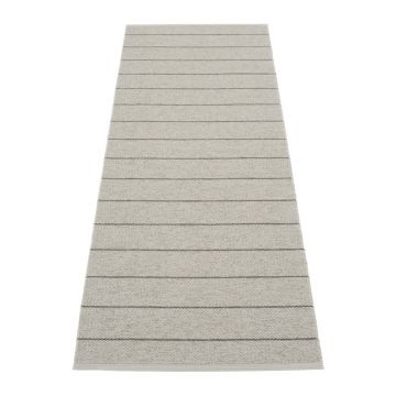 Covor tip traversă pentru interior și exterior gri 70x180 cm Carl Warm Grey – Pappelina