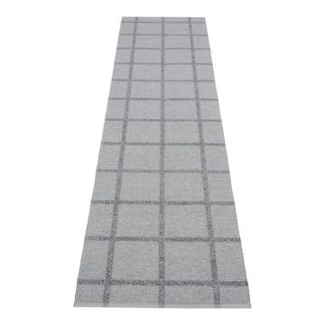 Covor tip traversă pentru interior și exterior gri 70x300 cm Ada Grey – Pappelina