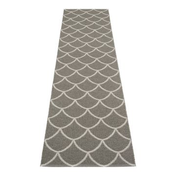 Covor tip traversă pentru interior și exterior gri 70x300 cm Kotte Charcoal – Pappelina