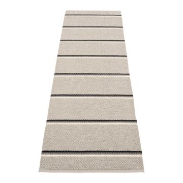 Covor tip traversă pentru interior și exterior gri/bej 70x240 cm Olle Grey Linen – Pappelina