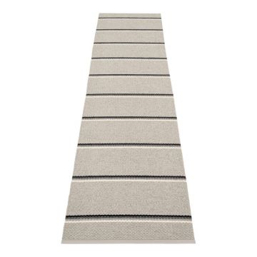 Covor tip traversă pentru interior și exterior gri/bej 70x300 cm Olle Grey Linen – Pappelina