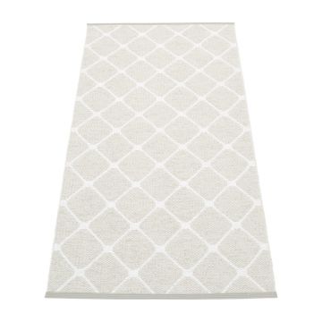 Covor tip traversă pentru interior și exterior gri deschis/crem 70x160 cm Rex Fossil – Pappelina