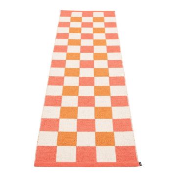 Covor tip traversă pentru interior și exterior somon/portocaliu 70x240 cm Pix Flamingo – Pappelina