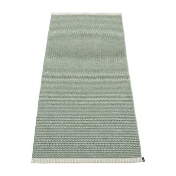 Covor tip traversă pentru interior și exterior verde deschis 60x150 cm Mono Sage Army – Pappelina