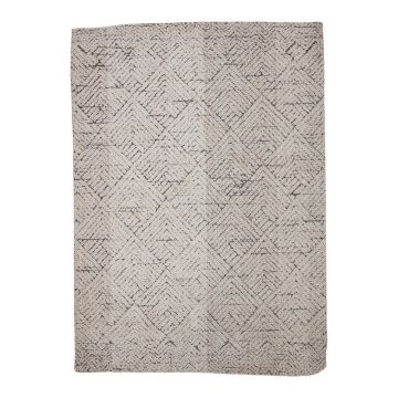 Covor crem din amestec de bumbac 150x210 cm Saxo – Bloomingville