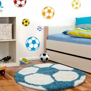 Covor Fun Turcoaz 120x120 cm