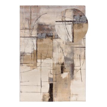 Covor gri-bej 80x150 cm Beruti – Universal