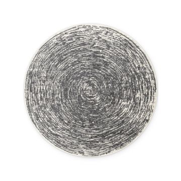 Covor gri-crem rotund ø 160 cm Gloria Cavallo – Hanse Home