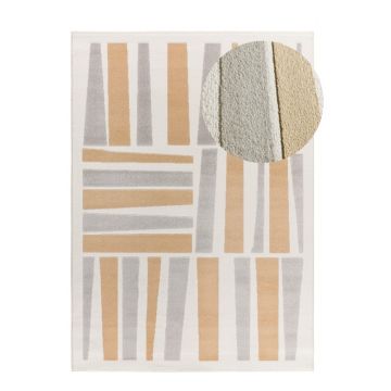 Covor gri deschis-crem 160x230 cm Flora – Universal