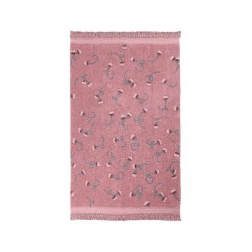 Covor pentru copii roz lavabil/țesut manual din bumbac 140x210 cm English Garden Ash Rose – Lorena Canals