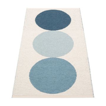 Covor pentru exterior și interior albastru/crem 70x140 cm Otto Sky – Pappelina