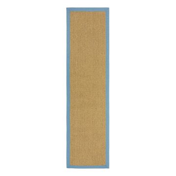 Covor pentru exterior și interior albastru deschis/maro deschis 60x230 cm Sisal Look – Flair Rugs
