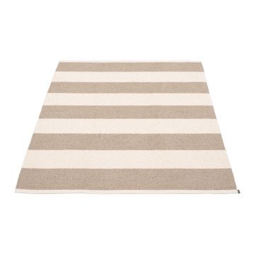 Covor pentru exterior și interior bej/crem 140x180 cm Bob Mud Vanilla – Pappelina