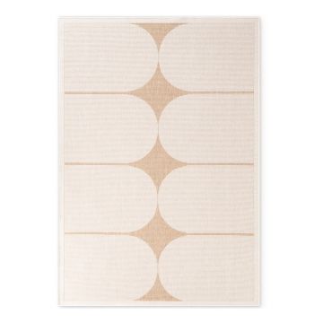 Covor pentru exterior și interior bej/fildeș 200x290 cm Duet Bowen – NORTHRUGS