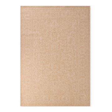 Covor pentru exterior și interior bej/fildeș 200x290 cm Duet Kona – NORTHRUGS