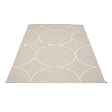 Covor pentru exterior și interior crem 180x275 cm Boo Linen – Pappelina