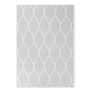 Covor pentru exterior și interior gri/fildeș 120x170 cm Duet Liora – NORTHRUGS