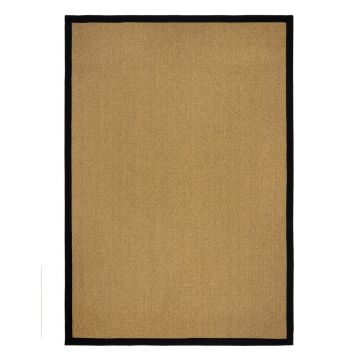 Covor pentru exterior și interior negru/maro deschis 200x290 cm Sisal Look – Flair Rugs