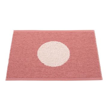 Covor pentru exterior și interior roșu deschis 70x50 cm Vera Pop Blush – Pappelina