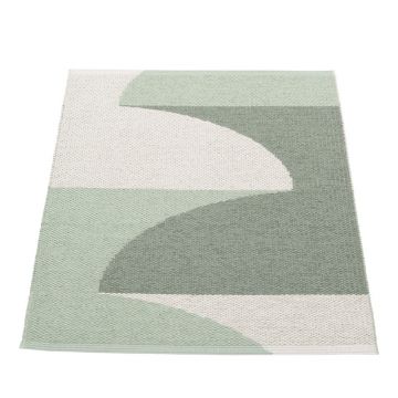 Covor pentru exterior și interior verde 70x90 cm Hill Army Misty Mint – Pappelina