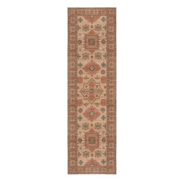 Covor roz/teracotă țesut manual din amestec de iută 60x230 cm Lana Jute – Flair Rugs