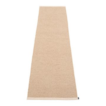 Covor tip traversă pentru interior și exterior bej 60x250 cm Mono Light Nougat – Pappelina