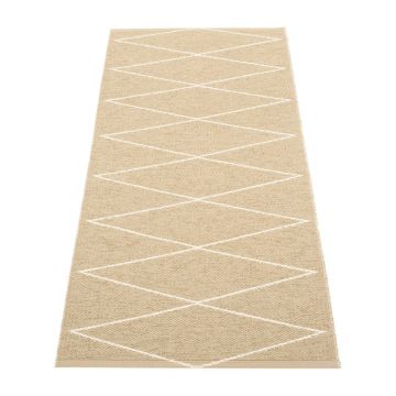 Covor tip traversă pentru interior și exterior bej 70x160 cm Max Sand – Pappelina