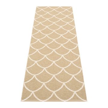 Covor tip traversă pentru interior și exterior bej 70x225 cm Kotte Sand – Pappelina