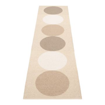 Covor tip traversă pentru interior și exterior bej/crem 70x280 cm Otto Grain – Pappelina