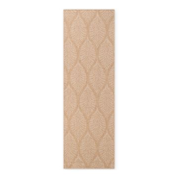 Covor tip traversă pentru interior și exterior bej/fildeș 80x250 cm Duet Liora – NORTHRUGS