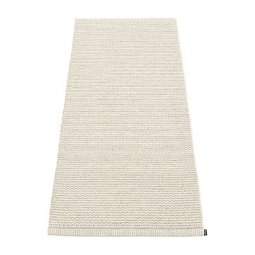 Covor tip traversă pentru interior și exterior crem 60x150 cm Mono Linen Vanilla – Pappelina