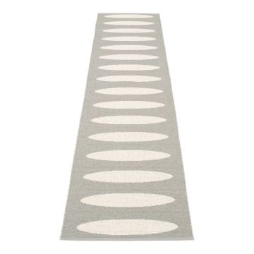 Covor tip traversă pentru interior și exterior gri 70x300 cm Ella Warm Grey – Pappelina