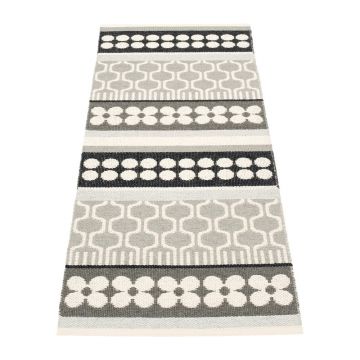 Covor tip traversă pentru interior și exterior gri/crem 70x180 cm Asta Warm Grey – Pappelina
