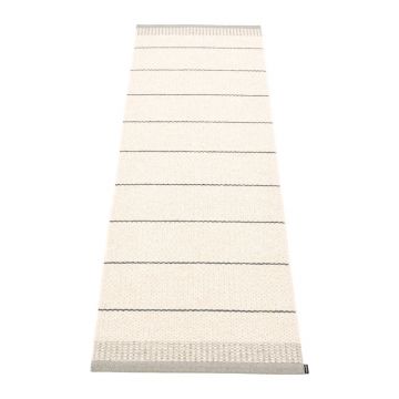 Covor tip traversă pentru interior și exterior gri deschis/crem 60x200 cm Belle Warm Grey – Pappelina