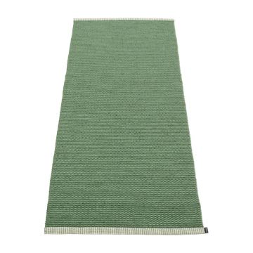 Covor tip traversă pentru interior și exterior verde 60x150 cm Mono Leaf Oregano – Pappelina