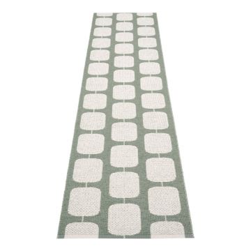 Covor tip traversă pentru interior și exterior verde/crem 70x300 cm Sten Army – Pappelina