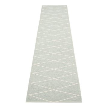 Covor tip traversă pentru interior și exterior verde deschis 70x320 cm Max Sage – Pappelina