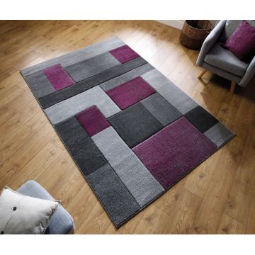 Covor Cosmos Violet/Gri 160X230 cm, Flair Rugs