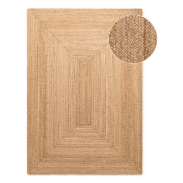 Covor în culoare naturală reversibil/țesut manual din iută 160x230 cm Sharmila Natural Brown – Hanse Home