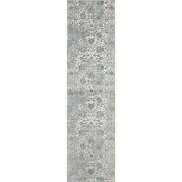 Covor tip traversă albastru prăfuit 80x300 cm Sensi Tris – FD