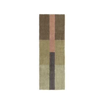 Covor tip traversă țesut manual din lână 80x230 cm Chroma Dusty Pink – Lorena Canals Covor tip traversă țesut manual din lână 80x230 cm Chroma Dusty Pink – Lorena Canals