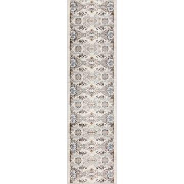 Covor tip traversă fildeș 80x300 cm Soft Eide – FD