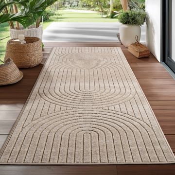 Covor traversa Nova V1 Bej, 80 x 250 cm