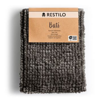 Covoraș de baie gri închis 70x120 cm Bati – Restilo