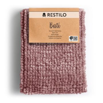 Covoraș de baie roz 60x90 cm Bati – Restilo