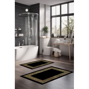 Set covorase de baie, Cartwright, CT-5007, Poliester, Multicolor