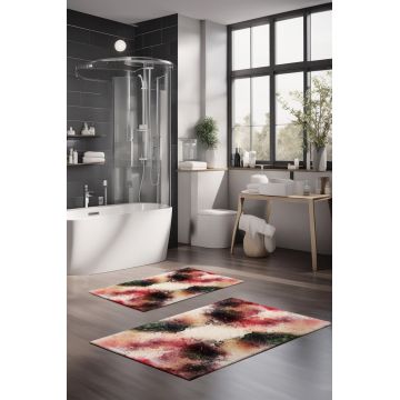 Set covorase de baie, Cartwright, CT-5013, Poliester, Multicolor