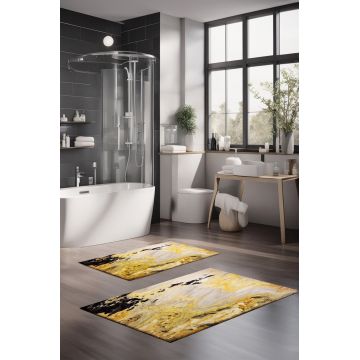 Set covorase de baie, Cartwright, CT-5041, Poliester, Multicolor